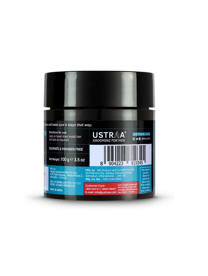 Ustraa Hair Growth Vitalizer And Hair Wax Wet Look