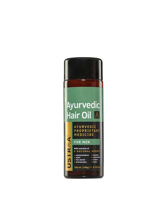 Ustraa Ayurvedic Hair Oil And Beard Growth Oil Advanced