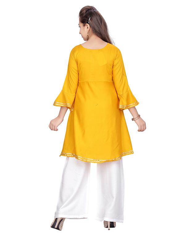 yellow cotton suit set - 17614376 - Standard Image - 2