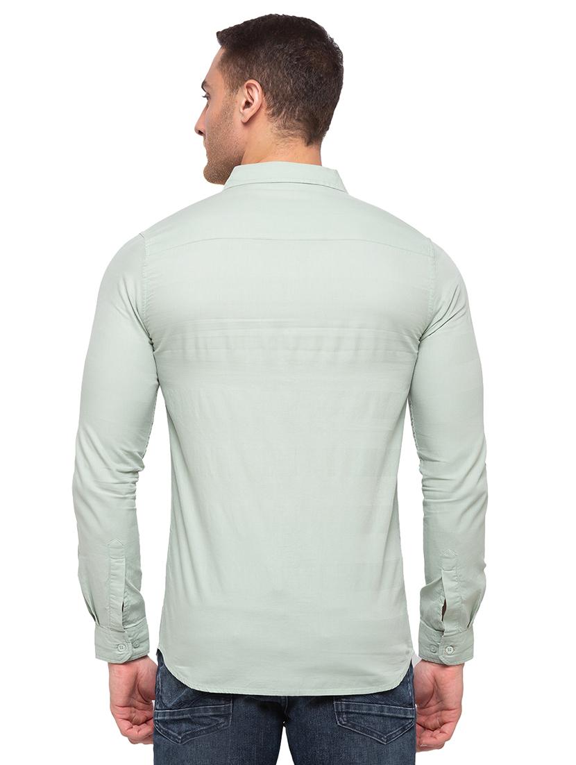 mens solid casual shirt - 17615478 - Standard Image - 2