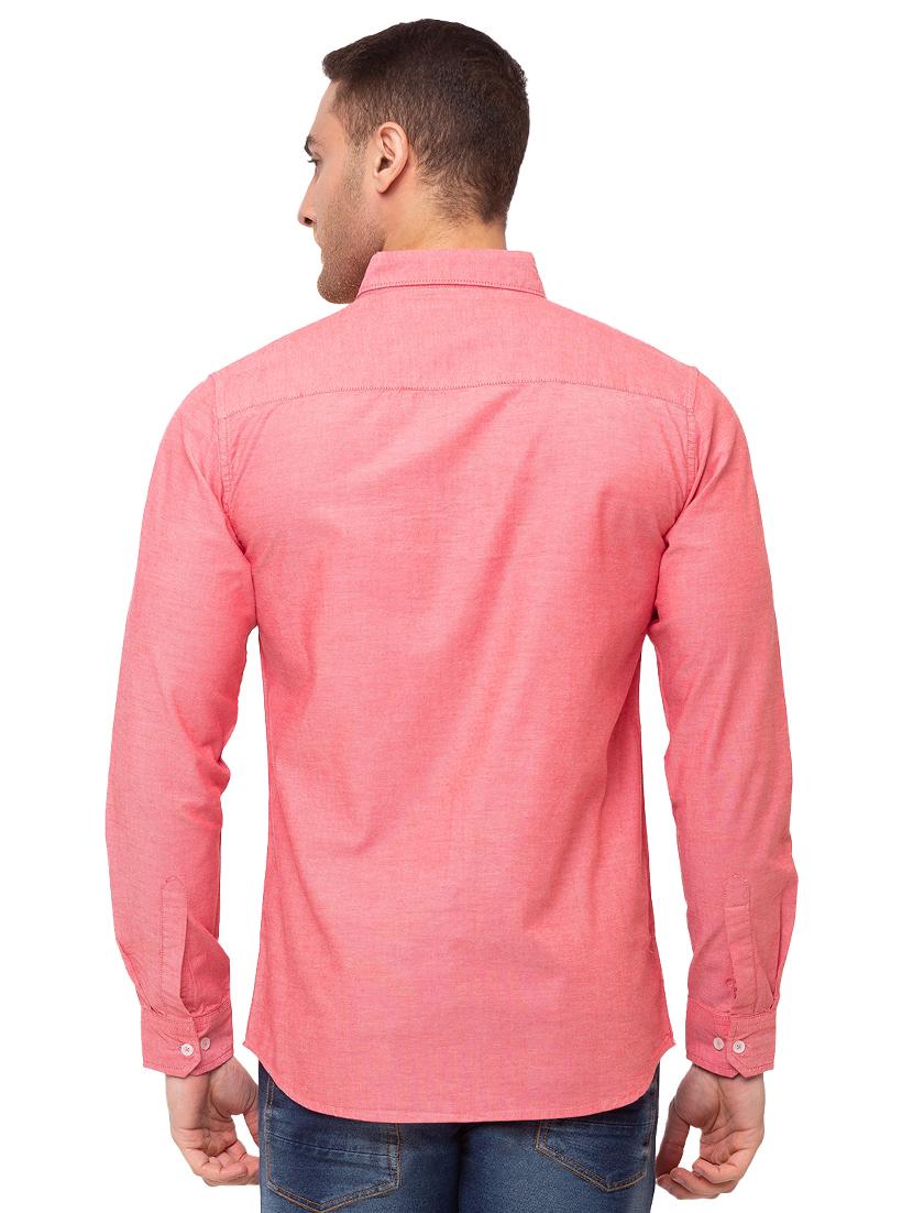 pink solid casual shirt - 17615487 -  Standard Image - 2