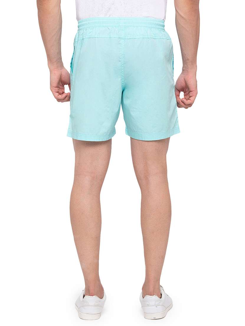 blue solid shorts - 17615511 -  Standard Image - 2