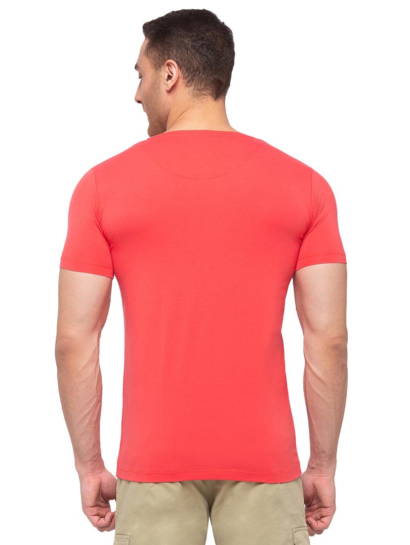 coral solid t-shirt - 17615524 - Standard Image - 2