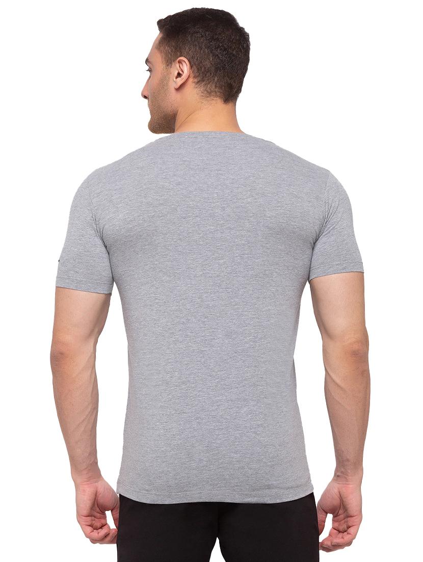 grey solid t-shirt - 17615525 - Standard Image - 2
