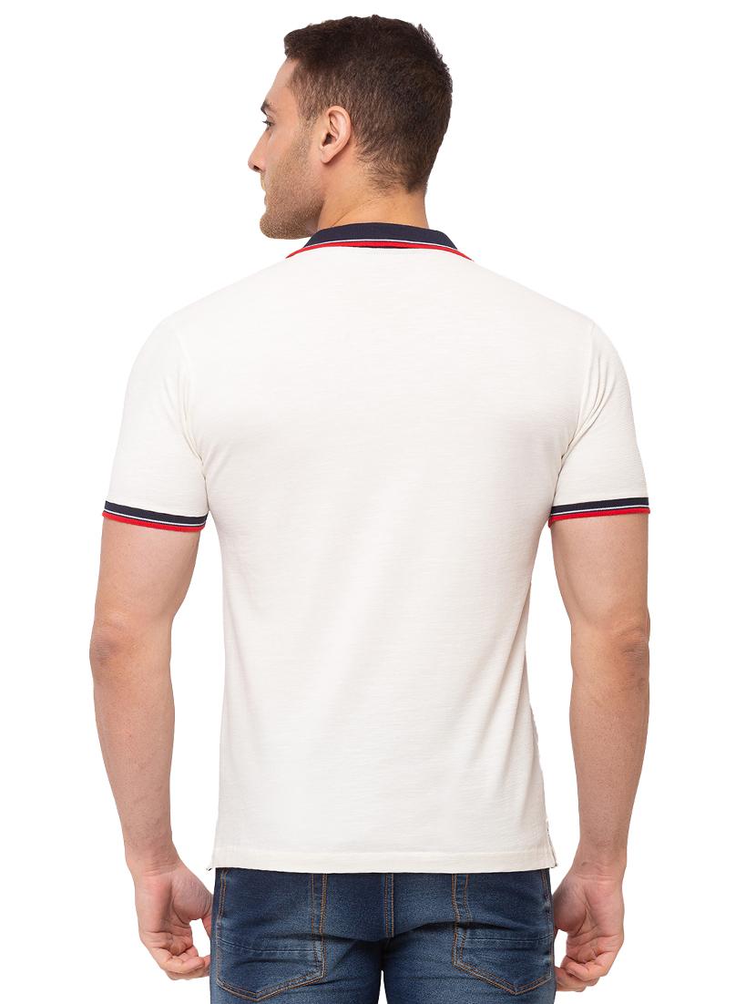 off white printed polo t-shirt - 17615561 - Standard Image - 2