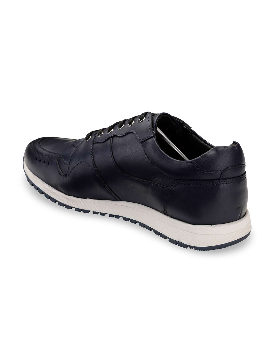 men navy blue lace up sneaker - 17616004 -  Standard Image - 2