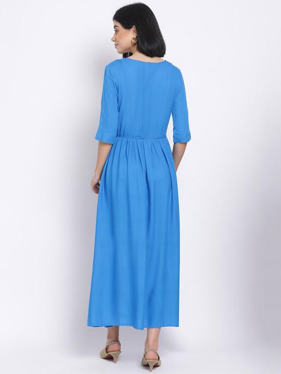 tie front maxi dress - 17620626 - Standard Image - 2