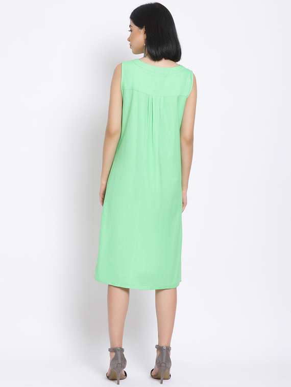 women's solid dress - 17620633 - Standard Image - 2