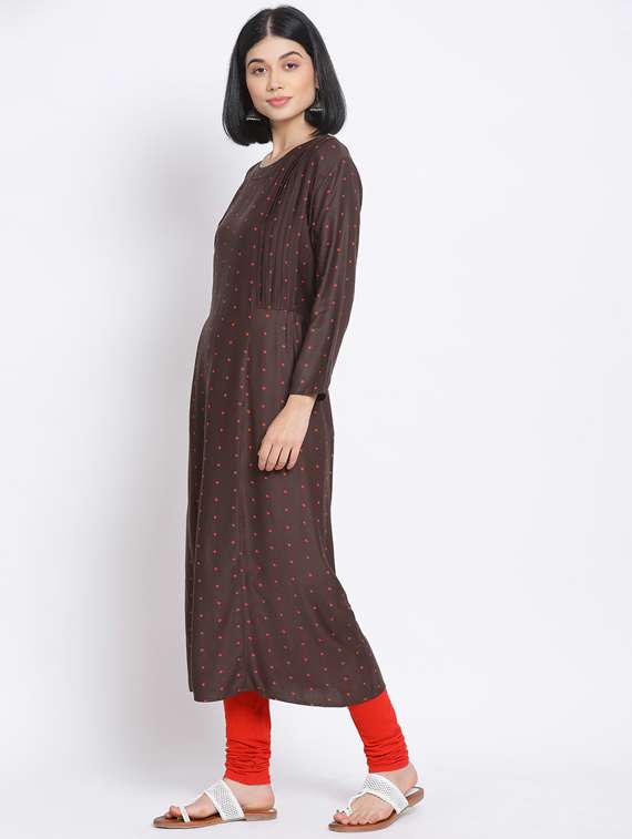 women's asymmetric kurta - 17620678 - Standard Image - 2