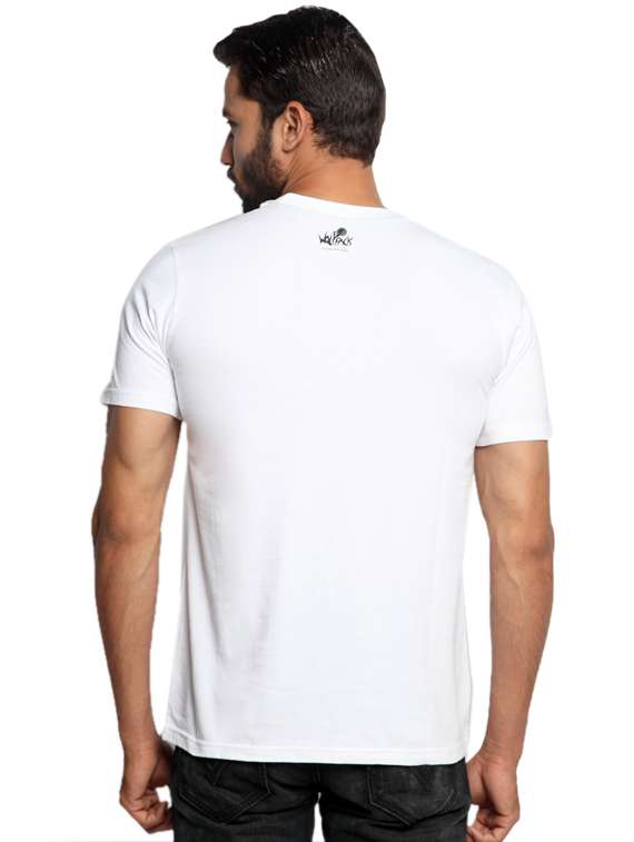 white printed t-shirt - 17620993 -  Standard Image - 2
