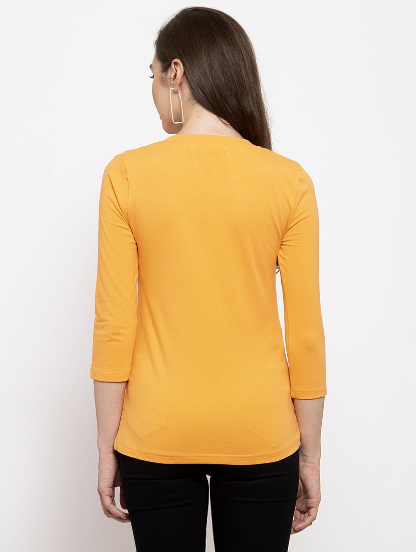 women's plain round neck t-shirt - 17621269 - Standard Image - 2