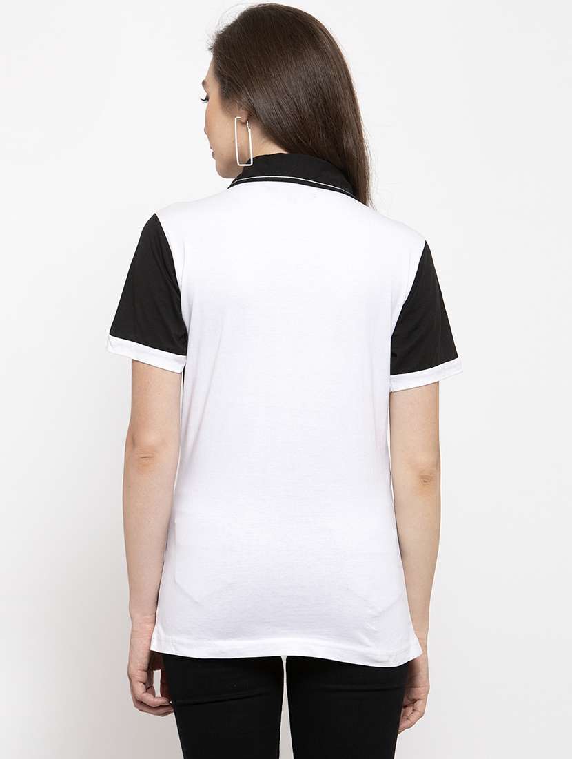 Color Block Polo Tee - 17621271 -  Standard Image - 2