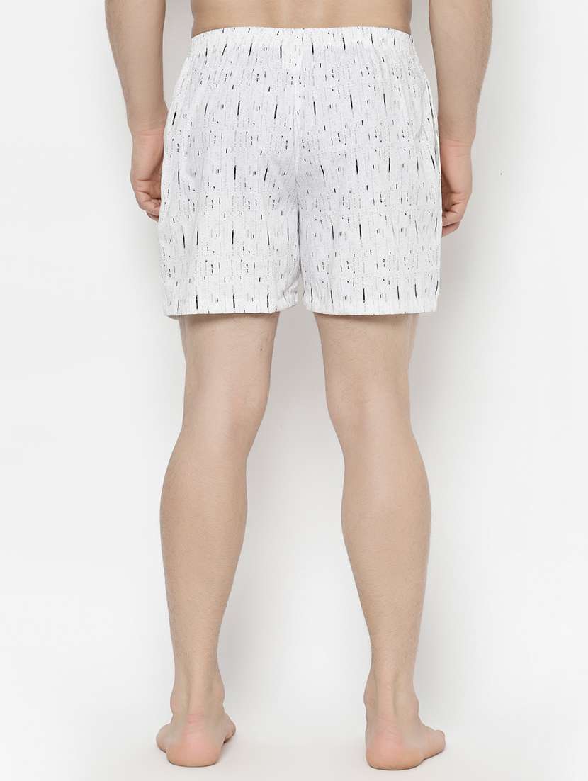 white printed boxers - 17623512 - Standard Image - 2