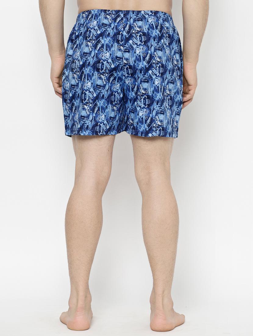 blue printed boxers - 17623513 - Standard Image - 2