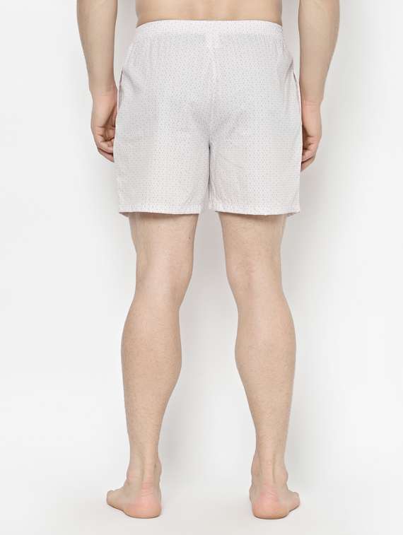 white printed boxers - 17623531 - Standard Image - 2