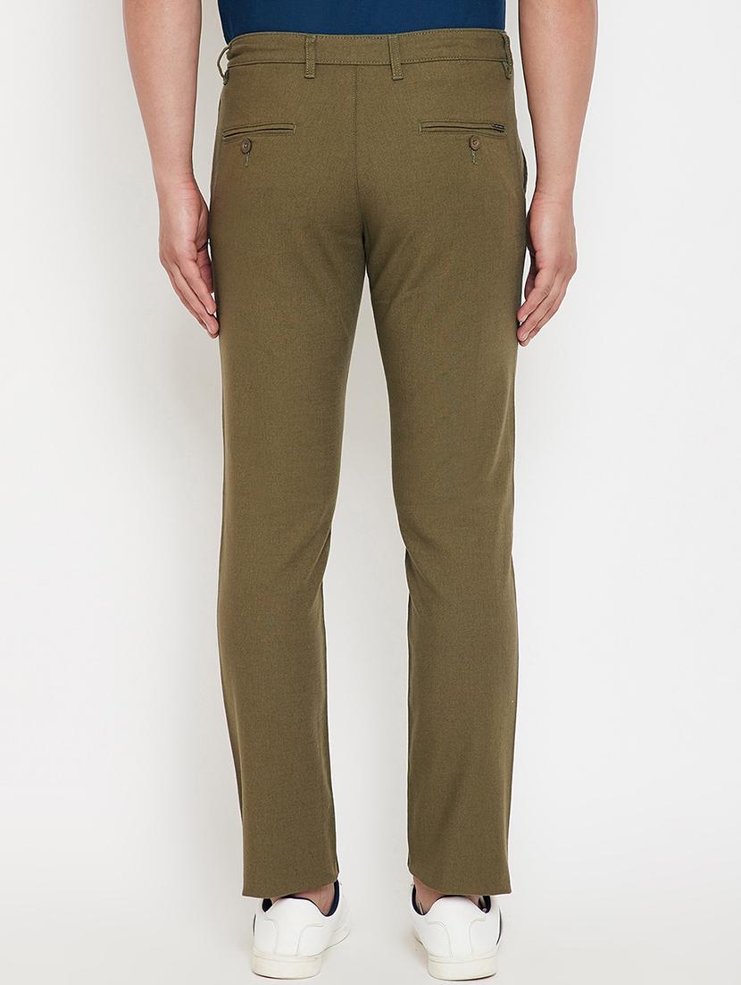 green solid chinos - 17623957 - Standard Image - 2