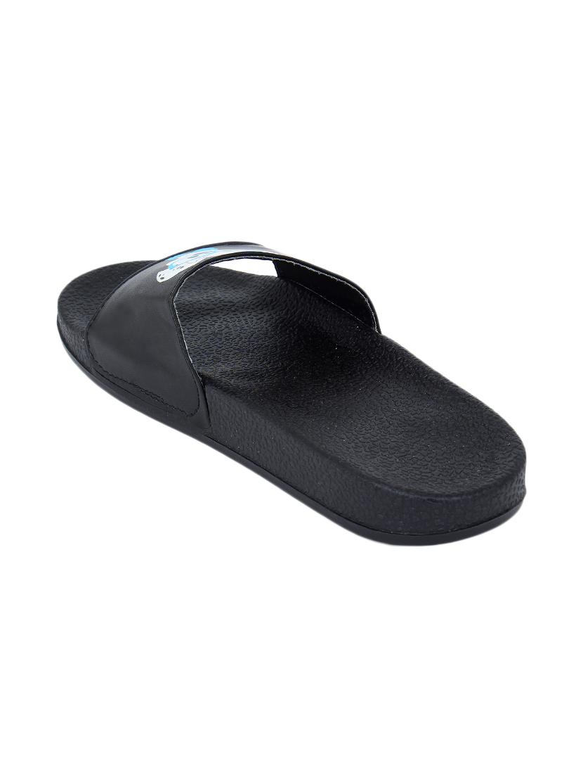 black synthetic flip flops - 17624696 - Standard Image - 2
