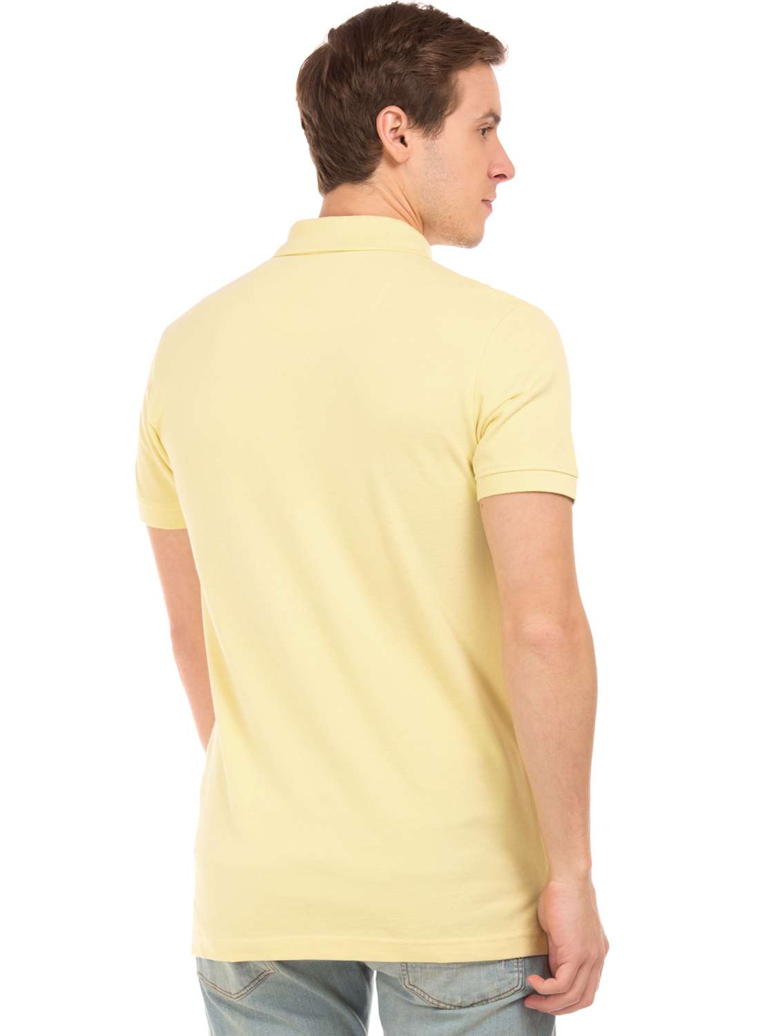 yellow solid polo t-shirt  - 17625607 -  Standard Image - 2