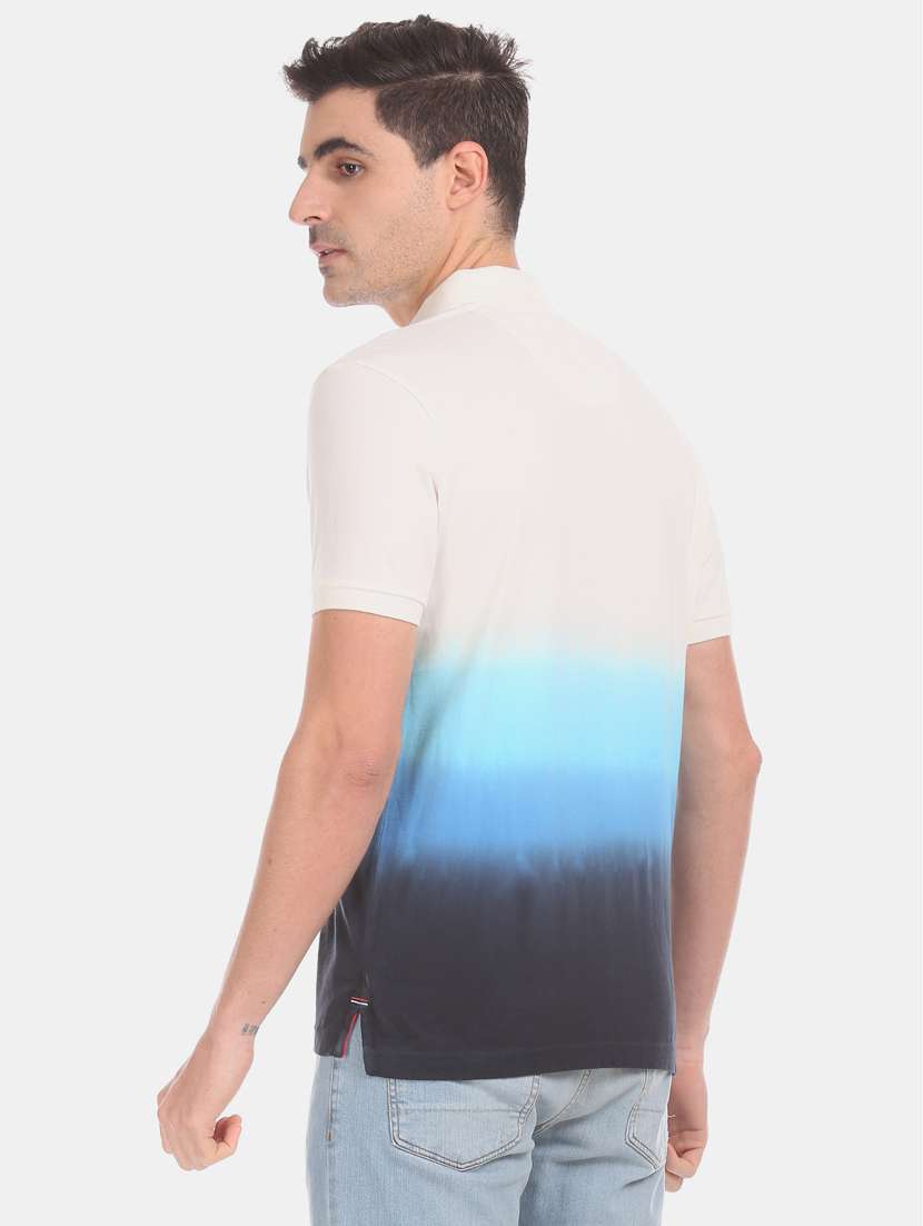 white ombre casual t-shirt  - 17625738 -  Standard Image - 2