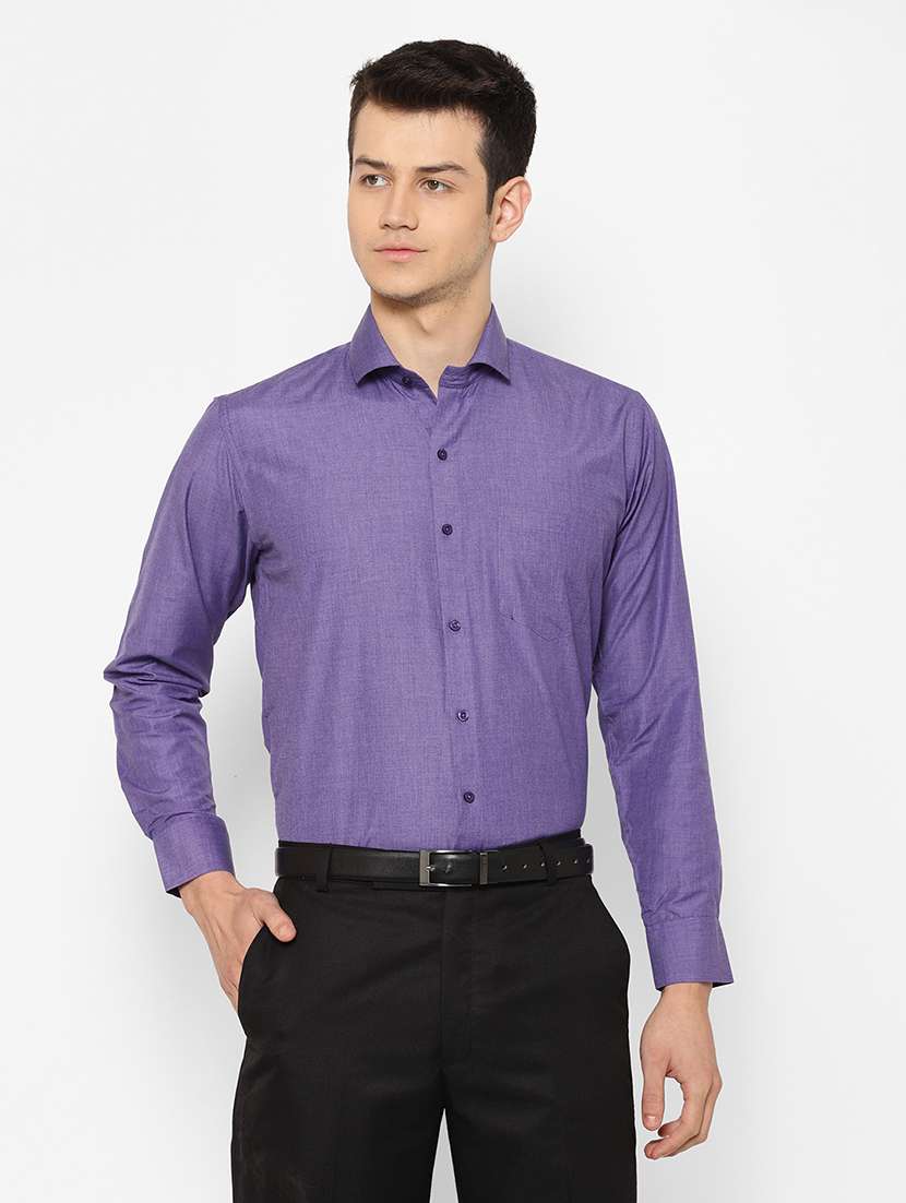mens solids formal shirt