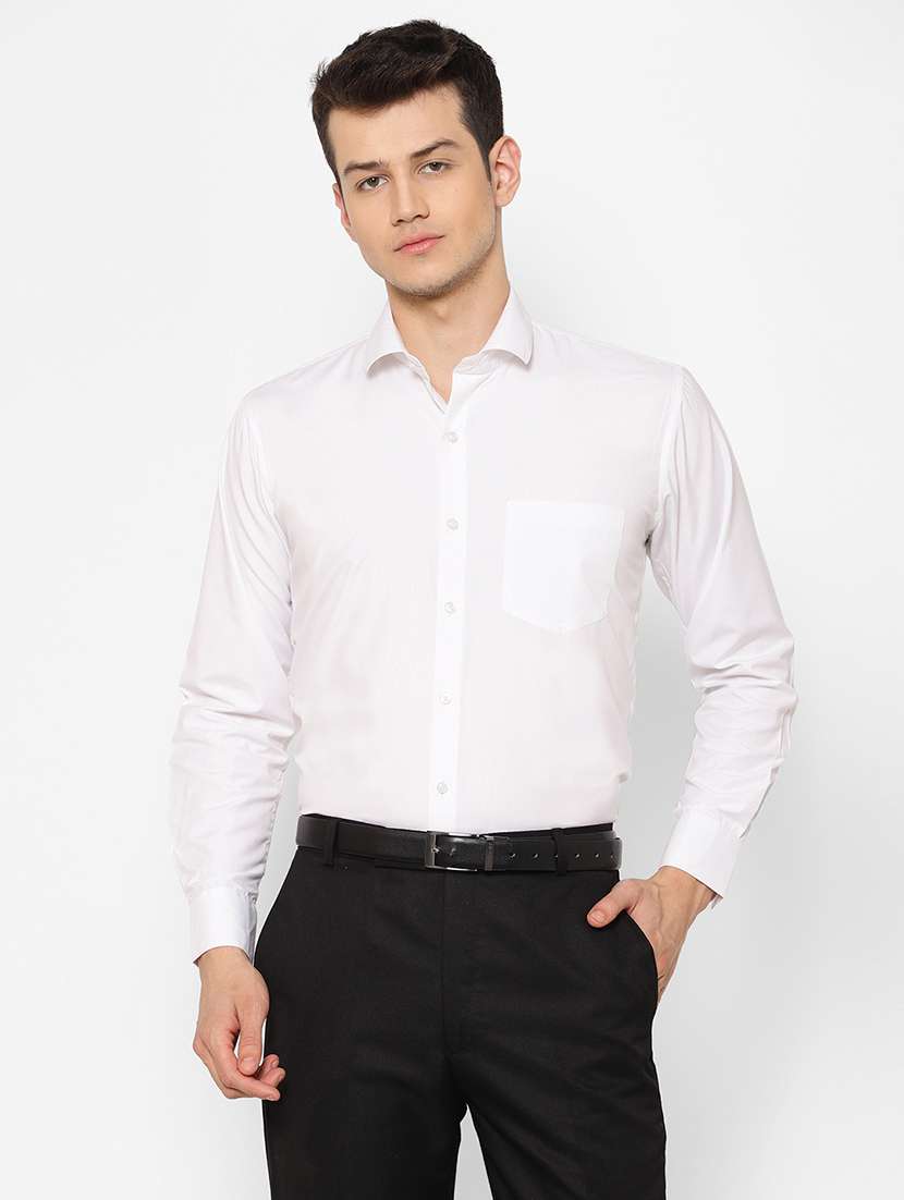 mens solids formal shirt