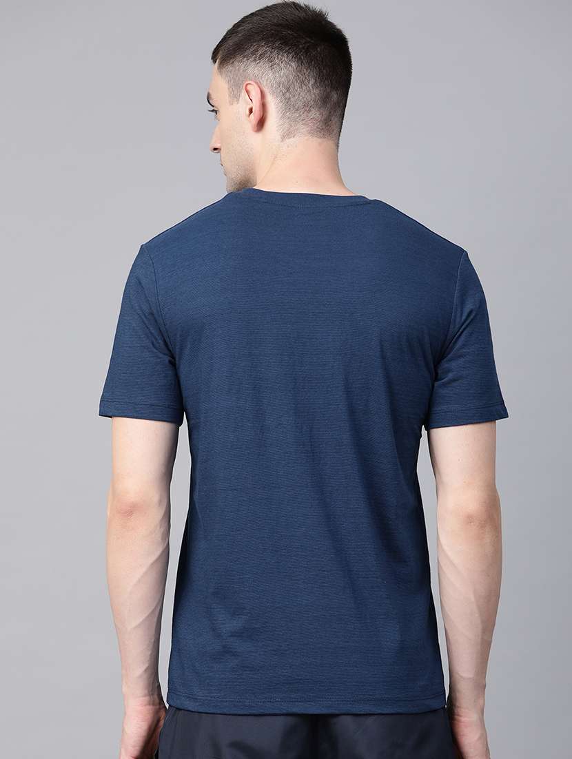 navy blue printed t-shirt - 17628163 - Standard Image - 2