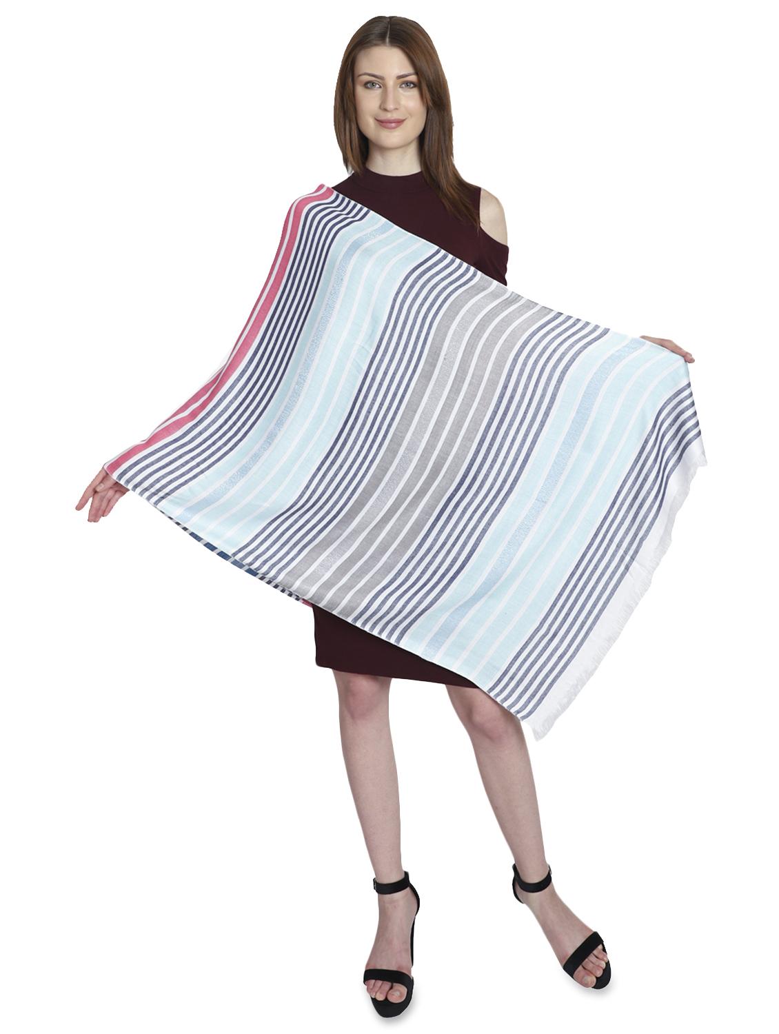 multi colored striped scarf - 17628257 - Standard Image - 2
