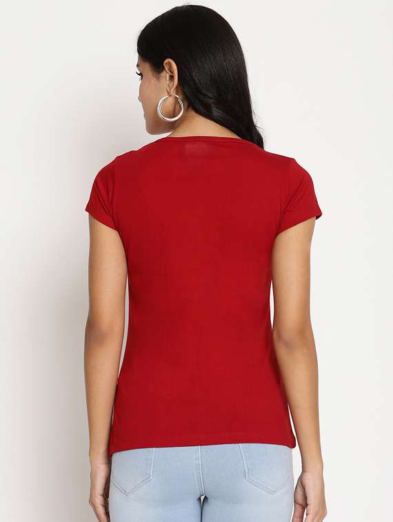 round neck solid tee - 17629723 - Standard Image - 2