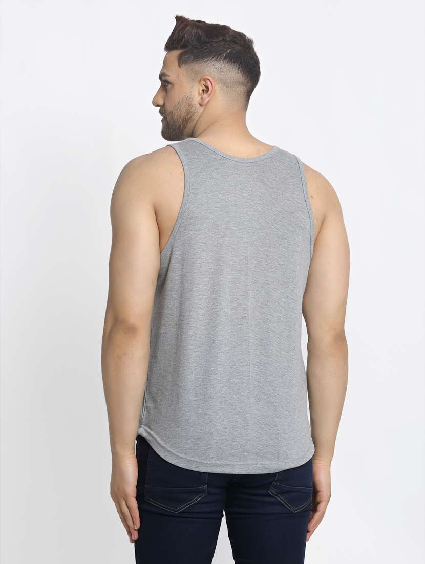 grey solid vest - 17630303 -  Standard Image - 2