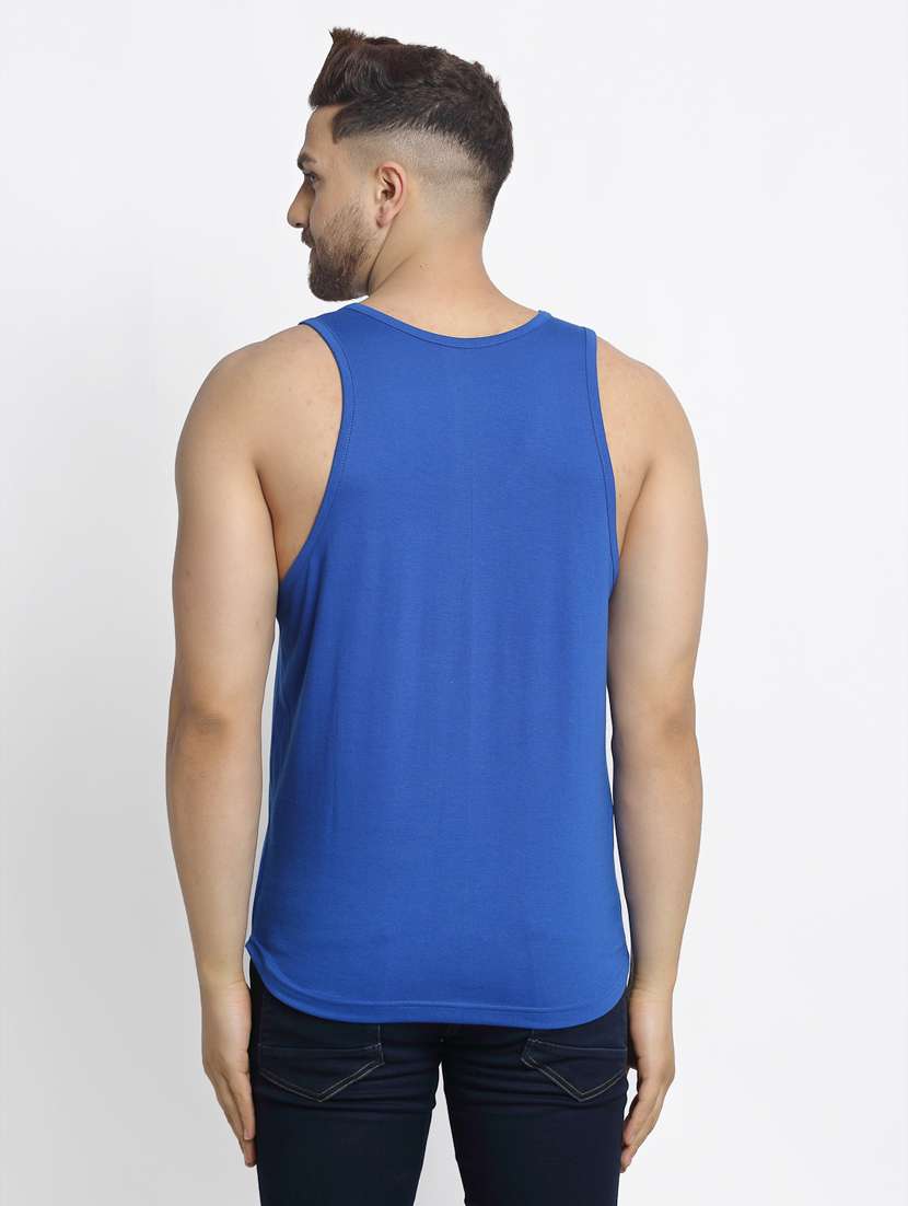 blue solid vest - 17630304 -  Standard Image - 2