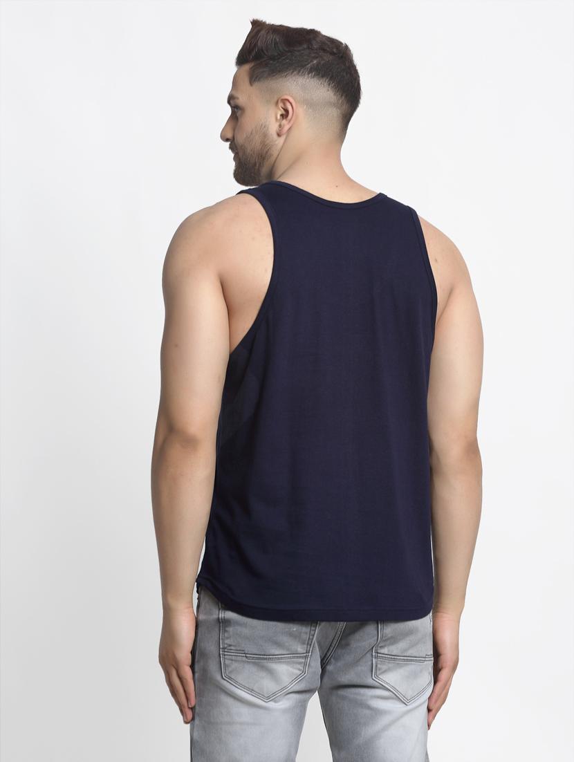 navy blue solid vest - 17630309 - Standard Image - 2
