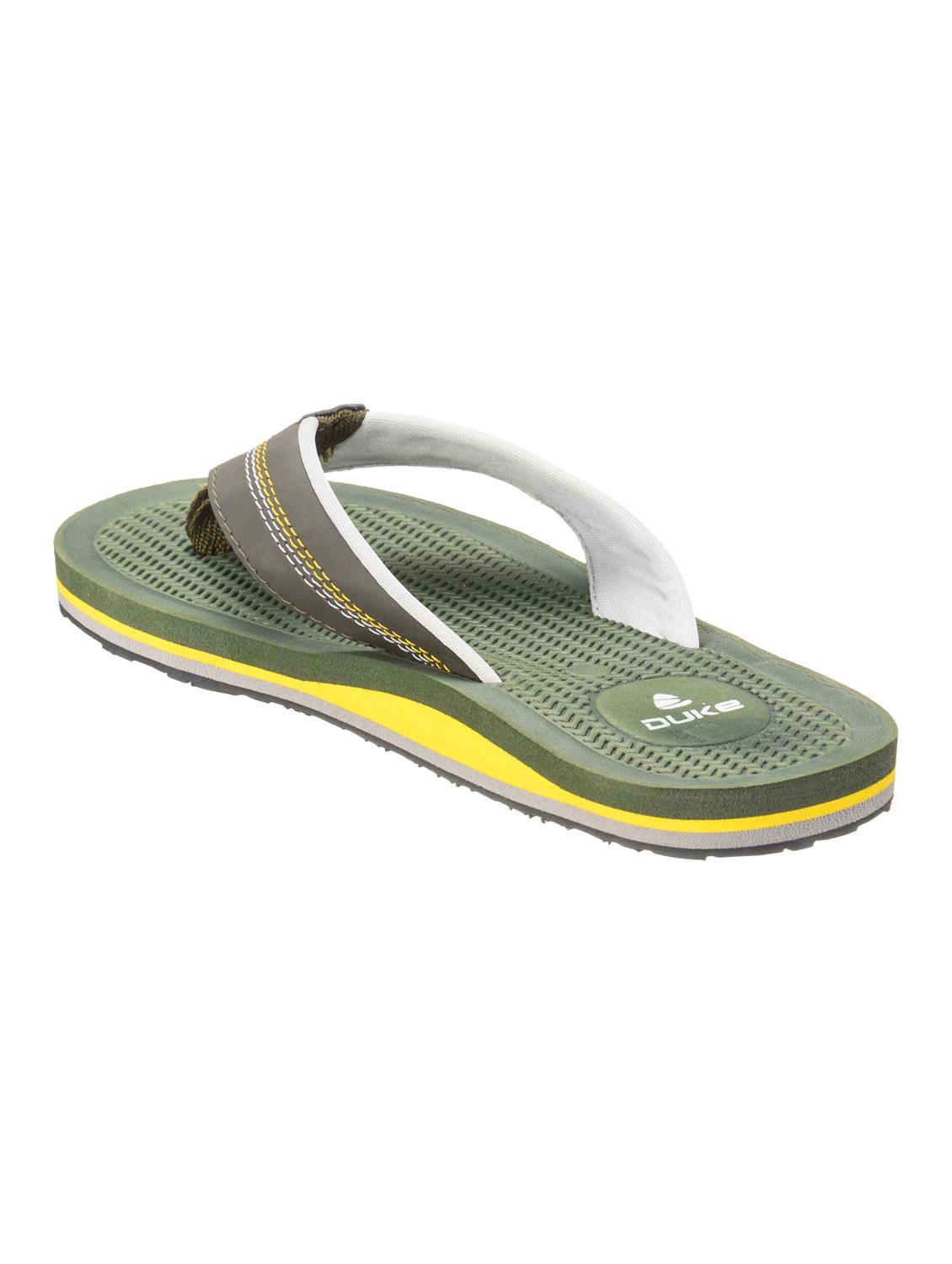 green pu toe separator flip flops - 17630347 - Standard Image - 2