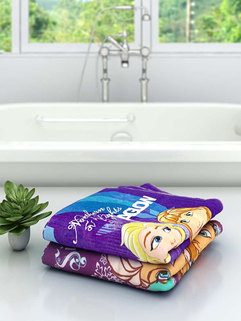athom trendz disney kids bath towel 60x120 cm pack of 2