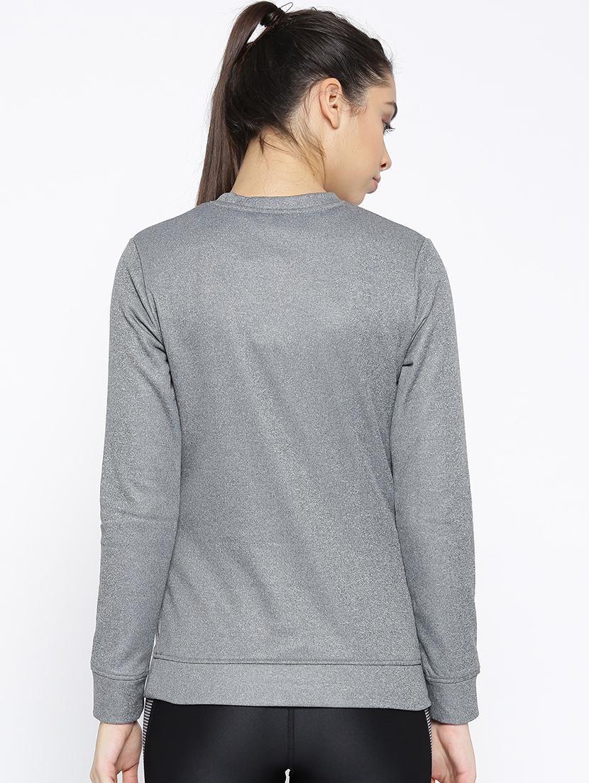 crew neck melange sweatshirt - 17633013 - Standard Image - 2