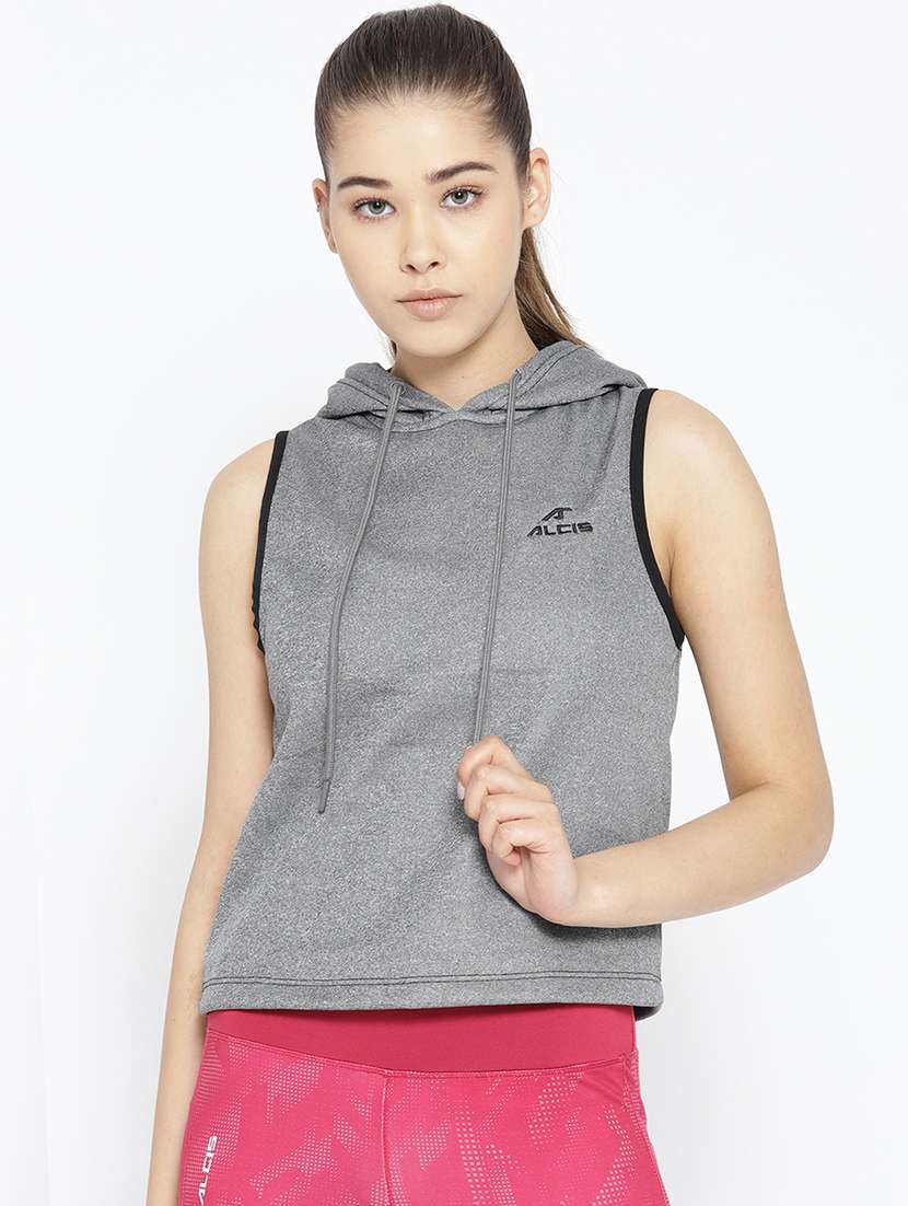 hooded neck sports top  - 17633039 -  Zoom Image - 0
