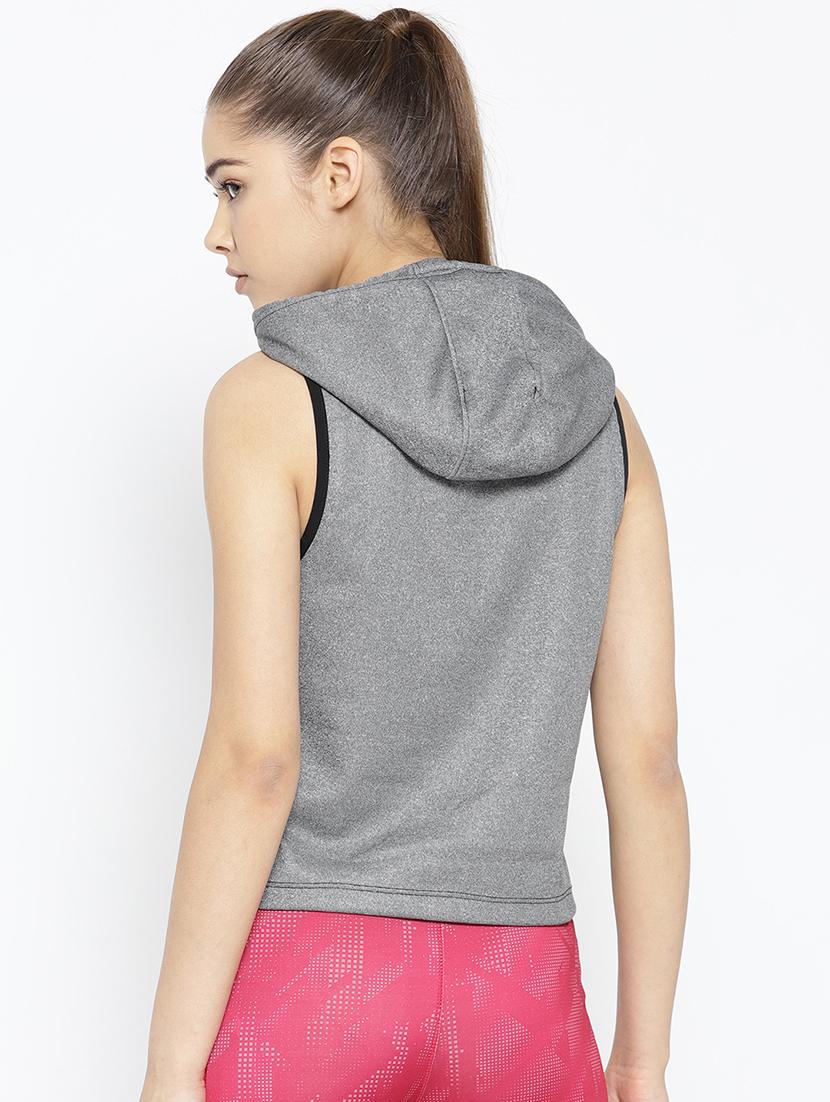 hooded neck sports top - 17633039 - Standard Image - 2