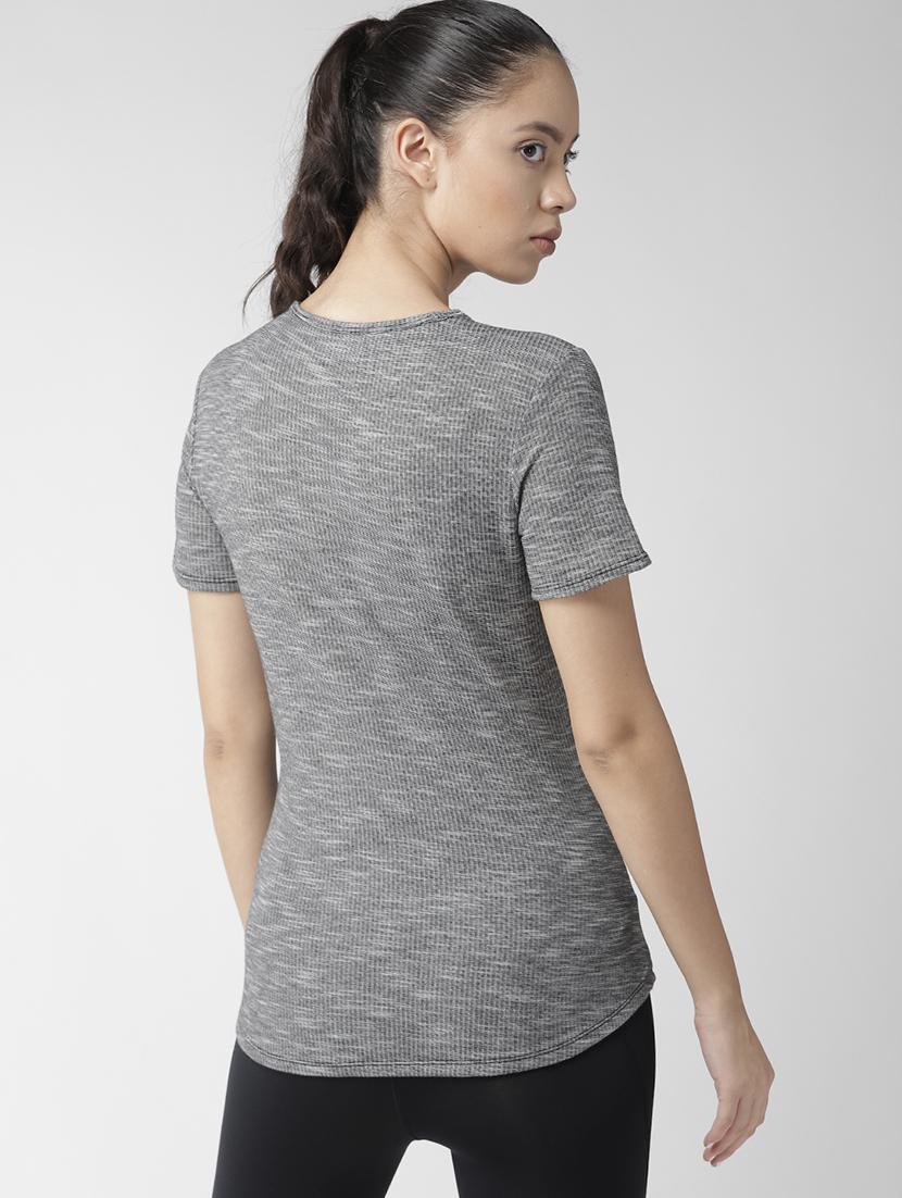 raglan sleeves melange tee - 17633062 - Standard Image - 2