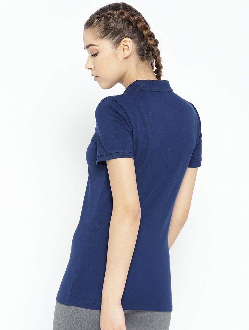 shirt collar solid solid tee - 17633107 - Standard Image - 2