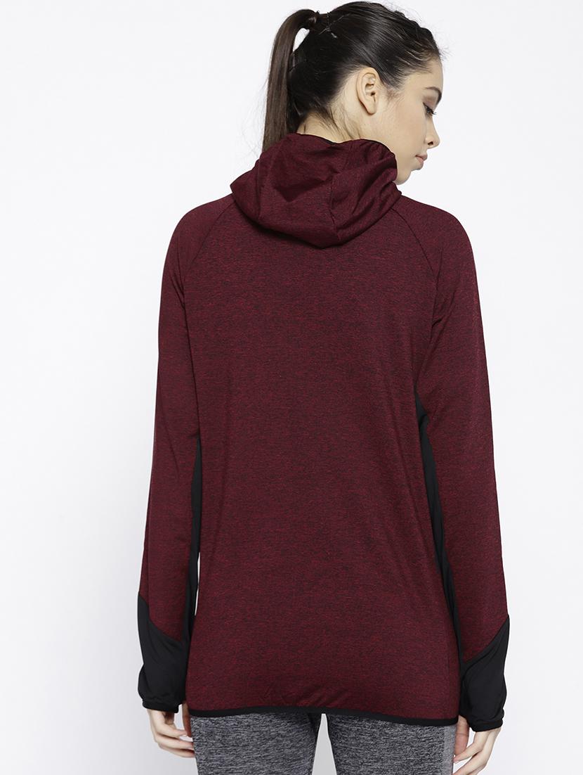 hooded neck solid sweatshirt - 17633137 - Standard Image - 2