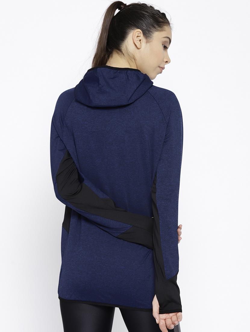 hooded neck solid sweatshirt - 17633138 - Standard Image - 2