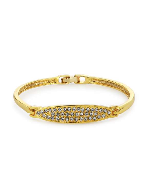 gold metal bangle  bracelet - 17633464 -  Zoom Image - 0