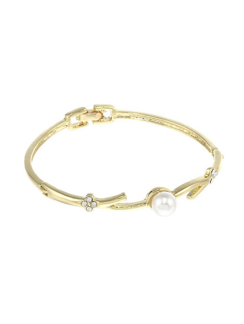gold metal bangle  bracelet - 17633478 -  Zoom Image - 0