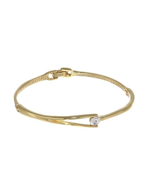 gold metal bangle  bracelet - 17633480 -  Standard Image - 0