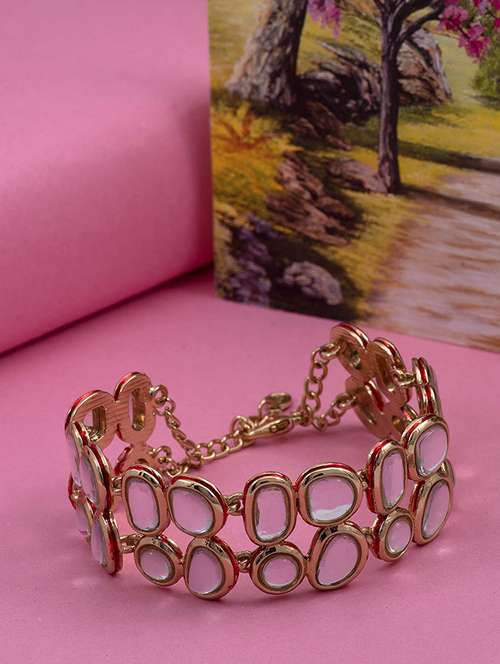 gold metal bangle  bracelet - 17633488 -  Standard Image - 0