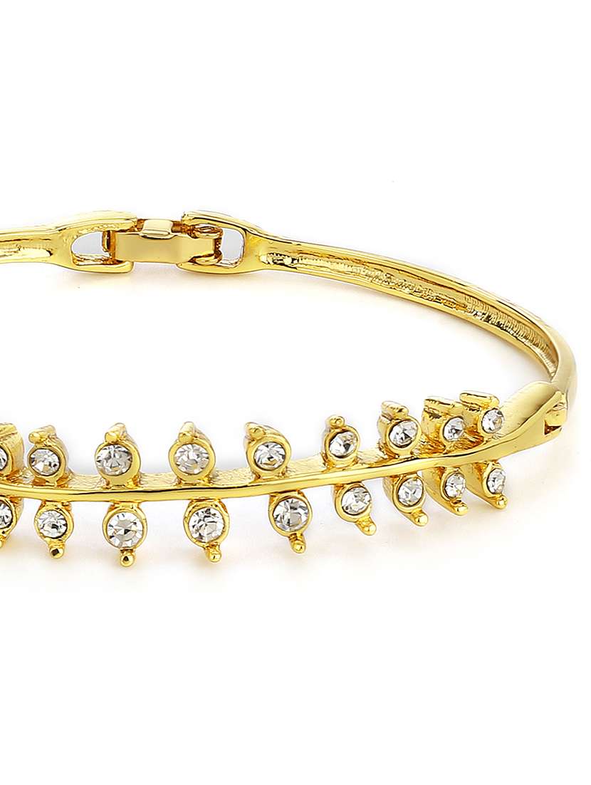 gold metal bangle  bracelet - 17633491 -  Standard Image - 2