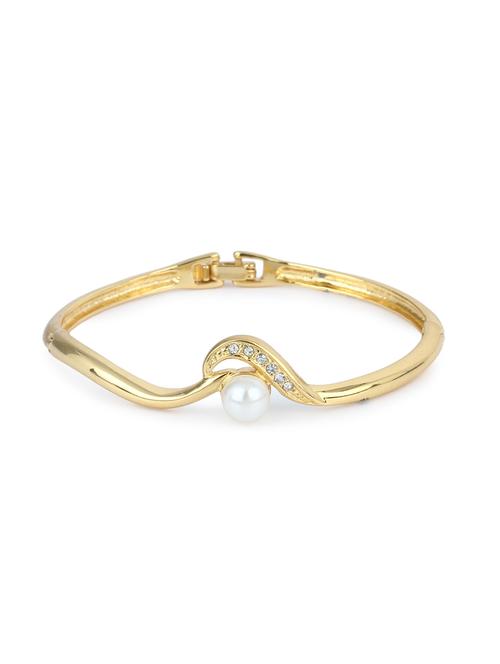 gold metal bangle  bracelet - 17633496 -  Standard Image - 0