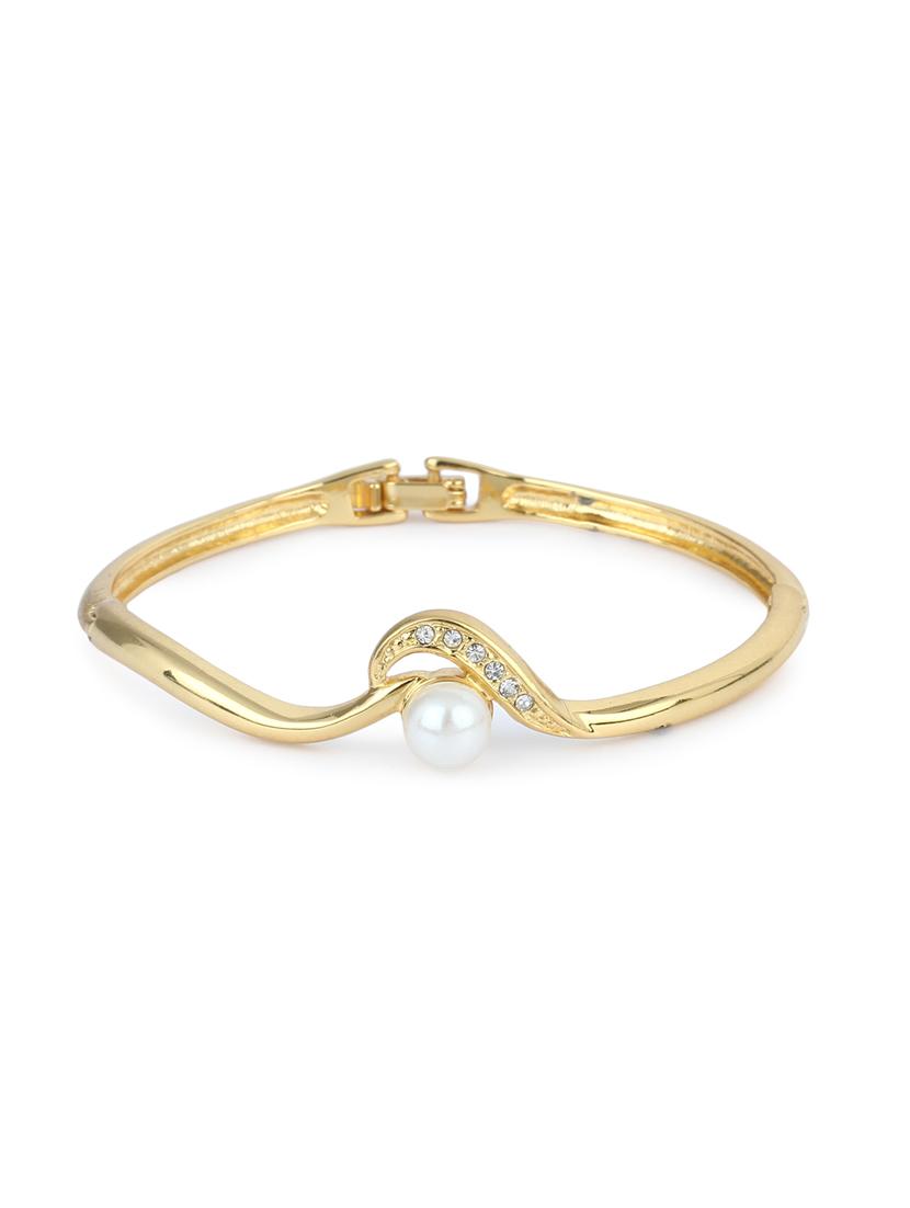 gold metal bangle  bracelet - 17633496 -  Zoom Image - 0