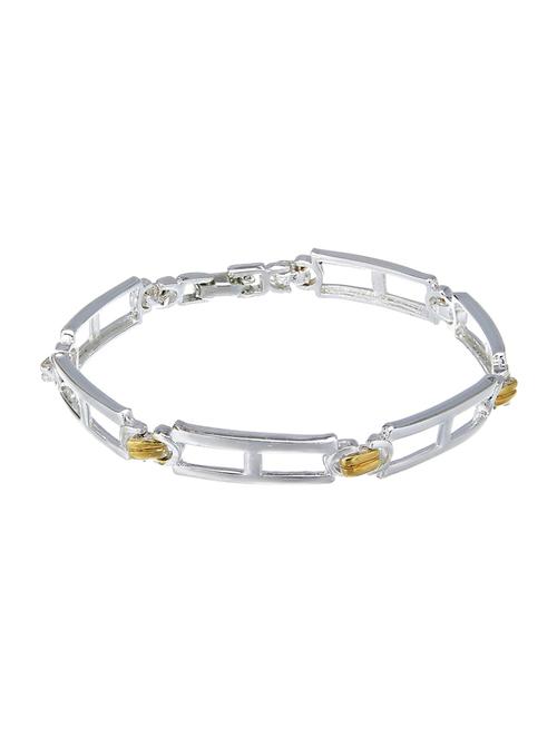 silver metal bangle  bracelet - 17633499 -  Standard Image - 0