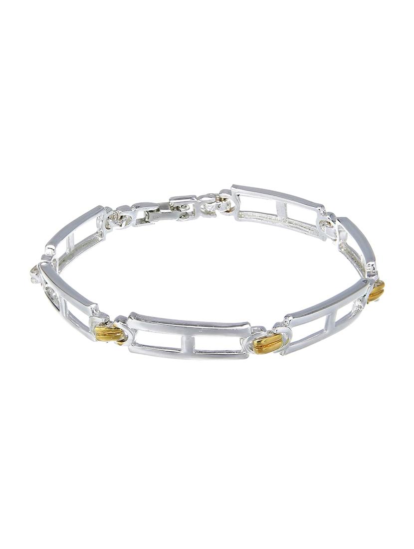 silver metal bangle  bracelet - 17633499 -  Zoom Image - 0