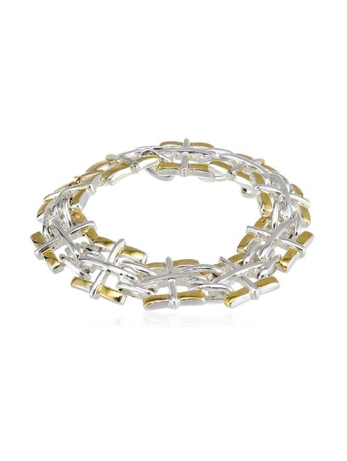 gold metal bangle bracelet - 17633502 - Standard Image - 0